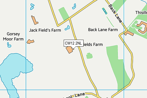 CW12 2NL map - OS VectorMap District (Ordnance Survey) CW12 2NL map - OS VectorMap District (Ordnance Survey)