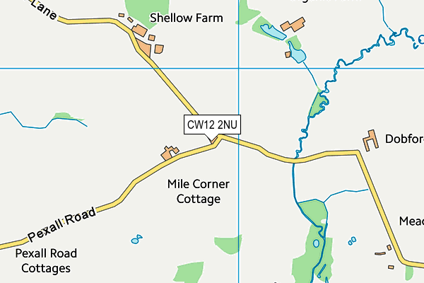 CW12 2NU map - OS VectorMap District (Ordnance Survey) CW12 2NU map - OS VectorMap District (Ordnance Survey)