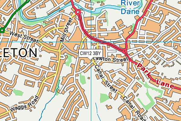 CW12 3BY map - OS VectorMap District (Ordnance Survey) CW12 3BY map - OS VectorMap District (Ordnance Survey)