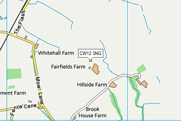 CW12 3NG map - OS VectorMap District (Ordnance Survey) CW12 3NG map - OS VectorMap District (Ordnance Survey)