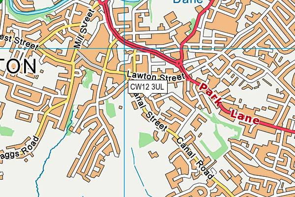 CW12 3UL map - OS VectorMap District (Ordnance Survey) CW12 3UL map - OS VectorMap District (Ordnance Survey)