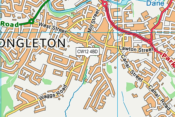 CW12 4BD map - OS VectorMap District (Ordnance Survey) CW12 4BD map - OS VectorMap District (Ordnance Survey)