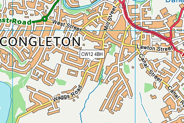 CW12 4BH map - OS VectorMap District (Ordnance Survey) CW12 4BH map - OS VectorMap District (Ordnance Survey)