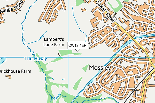 CW12 4EP map - OS VectorMap District (Ordnance Survey) CW12 4EP map - OS VectorMap District (Ordnance Survey)