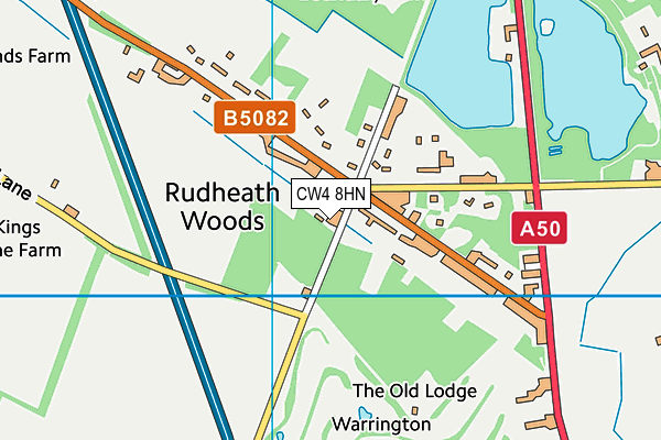 CW4 8HN map - OS VectorMap District (Ordnance Survey) CW4 8HN map - OS VectorMap District (Ordnance Survey)