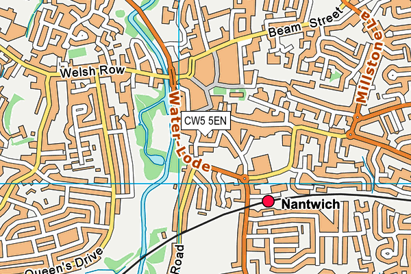 CW5 5EN map - OS VectorMap District (Ordnance Survey) CW5 5EN map - OS VectorMap District (Ordnance Survey)