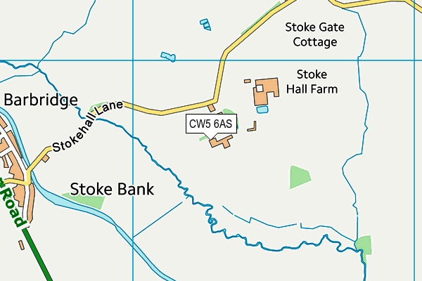 CW5 6AS map - OS VectorMap District (Ordnance Survey) CW5 6AS map - OS VectorMap District (Ordnance Survey)