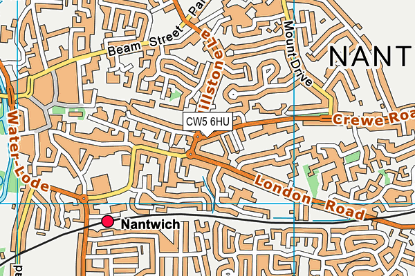 CW5 6HU map - OS VectorMap District (Ordnance Survey) CW5 6HU map - OS VectorMap District (Ordnance Survey)