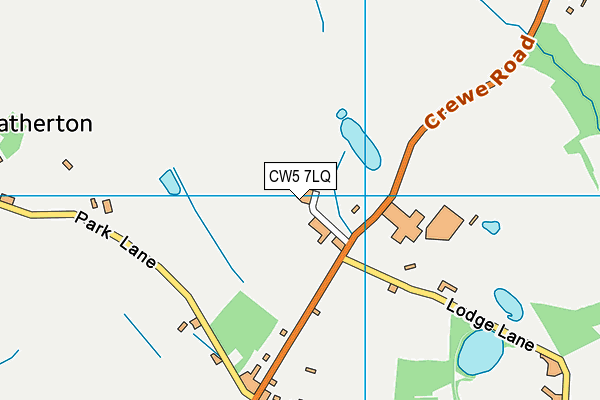 CW5 7LQ map - OS VectorMap District (Ordnance Survey) CW5 7LQ map - OS VectorMap District (Ordnance Survey)