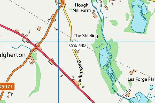 CW5 7NQ map - OS VectorMap District (Ordnance Survey) CW5 7NQ map - OS VectorMap District (Ordnance Survey)