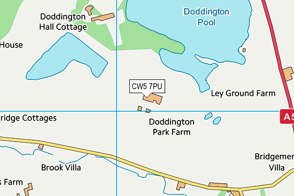 CW5 7PU map - OS VectorMap District (Ordnance Survey) CW5 7PU map - OS VectorMap District (Ordnance Survey)