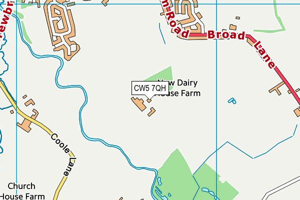 CW5 7QH map - OS VectorMap District (Ordnance Survey) CW5 7QH map - OS VectorMap District (Ordnance Survey)