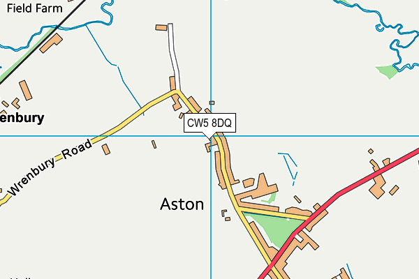 CW5 8DQ map - OS VectorMap District (Ordnance Survey) CW5 8DQ map - OS VectorMap District (Ordnance Survey)