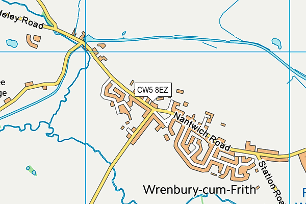 CW5 8EZ map - OS VectorMap District (Ordnance Survey) CW5 8EZ map - OS VectorMap District (Ordnance Survey)