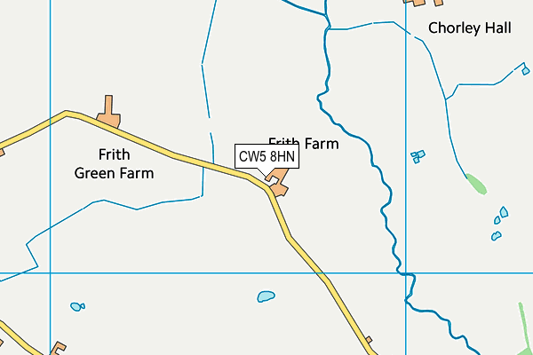 CW5 8HN map - OS VectorMap District (Ordnance Survey) CW5 8HN map - OS VectorMap District (Ordnance Survey)