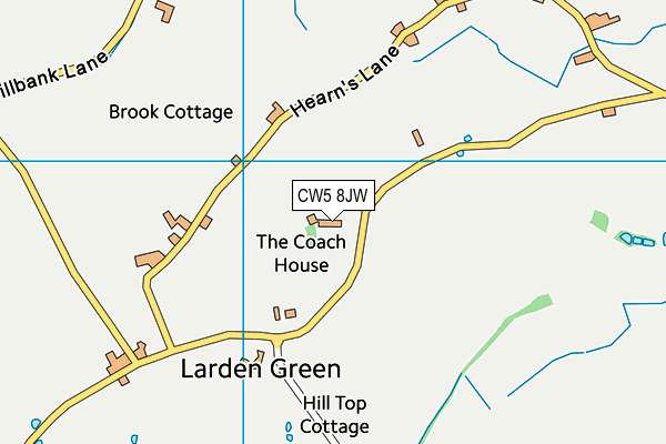 CW5 8JW map - OS VectorMap District (Ordnance Survey) CW5 8JW map - OS VectorMap District (Ordnance Survey)