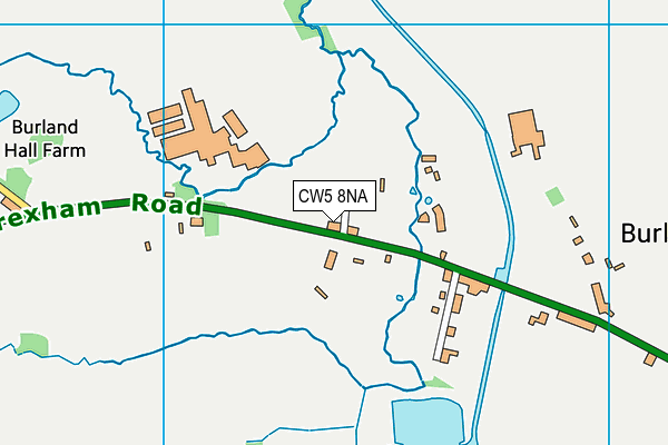 CW5 8NA map - OS VectorMap District (Ordnance Survey) CW5 8NA map - OS VectorMap District (Ordnance Survey)