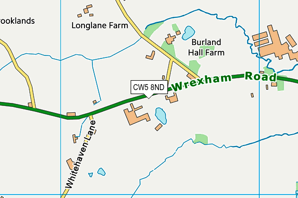 CW5 8ND map - OS VectorMap District (Ordnance Survey) CW5 8ND map - OS VectorMap District (Ordnance Survey)