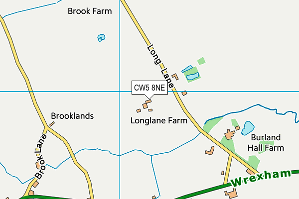 CW5 8NE map - OS VectorMap District (Ordnance Survey) CW5 8NE map - OS VectorMap District (Ordnance Survey)