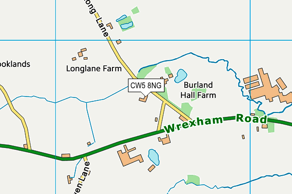 CW5 8NG map - OS VectorMap District (Ordnance Survey) CW5 8NG map - OS VectorMap District (Ordnance Survey)