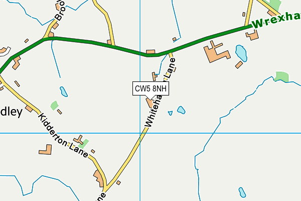 CW5 8NH map - OS VectorMap District (Ordnance Survey) CW5 8NH map - OS VectorMap District (Ordnance Survey)