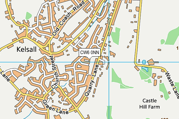 CW6 0NN map - OS VectorMap District (Ordnance Survey) CW6 0NN map - OS VectorMap District (Ordnance Survey)