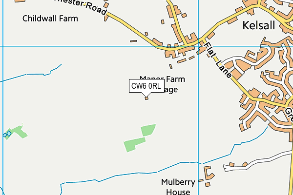 CW6 0RL map - OS VectorMap District (Ordnance Survey) CW6 0RL map - OS VectorMap District (Ordnance Survey)