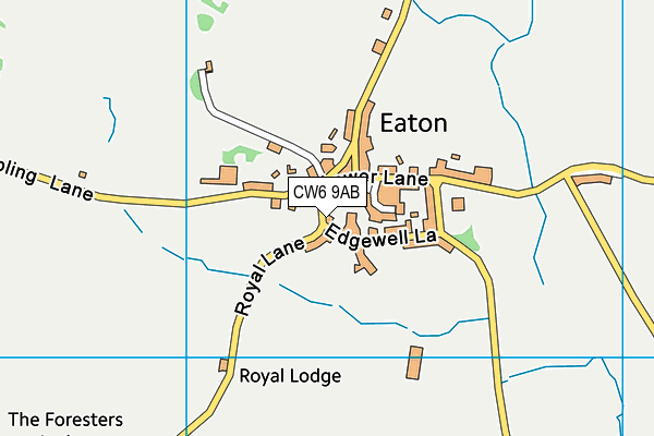 CW6 9AB map - OS VectorMap District (Ordnance Survey) CW6 9AB map - OS VectorMap District (Ordnance Survey)