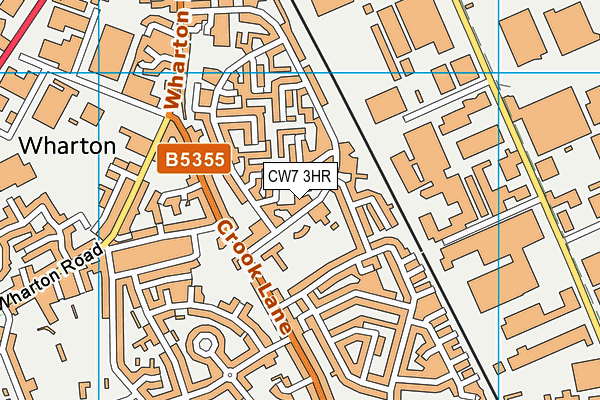 CW7 3HR map - OS VectorMap District (Ordnance Survey) CW7 3HR map - OS VectorMap District (Ordnance Survey)