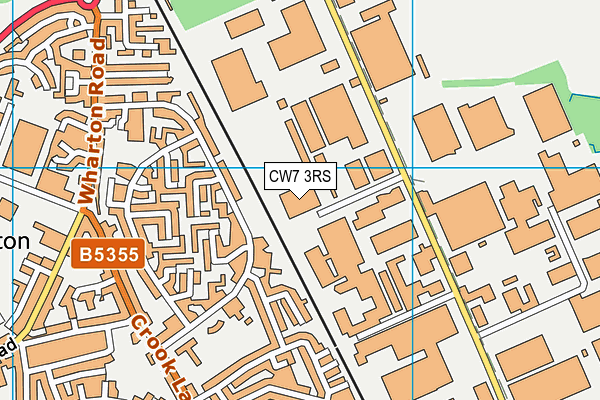 CW7 3RS map - OS VectorMap District (Ordnance Survey) CW7 3RS map - OS VectorMap District (Ordnance Survey)