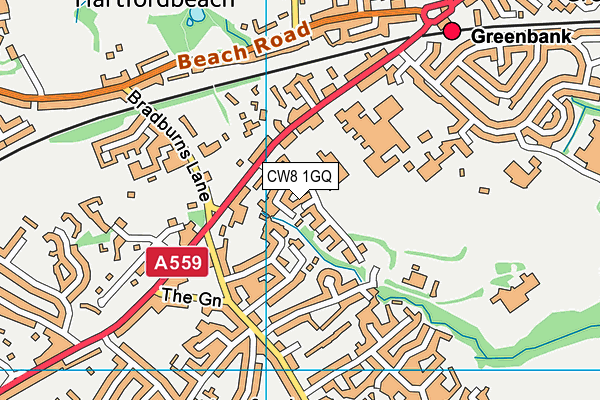 CW8 1GQ map - OS VectorMap District (Ordnance Survey) CW8 1GQ map - OS VectorMap District (Ordnance Survey)