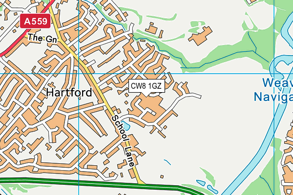 CW8 1GZ map - OS VectorMap District (Ordnance Survey) CW8 1GZ map - OS VectorMap District (Ordnance Survey)