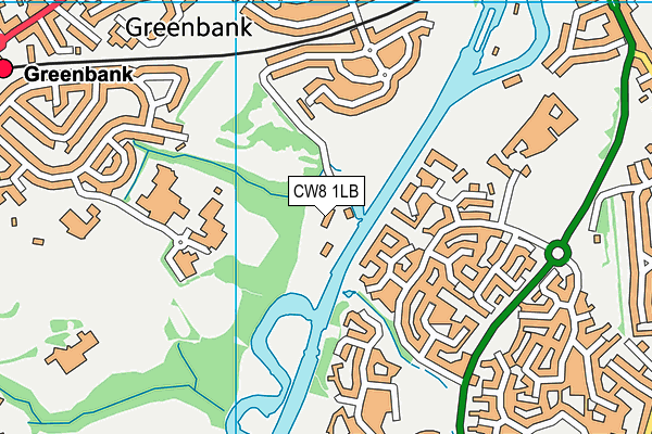 CW8 1LB map - OS VectorMap District (Ordnance Survey) CW8 1LB map - OS VectorMap District (Ordnance Survey)
