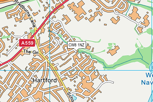CW8 1NZ map - OS VectorMap District (Ordnance Survey) CW8 1NZ map - OS VectorMap District (Ordnance Survey)