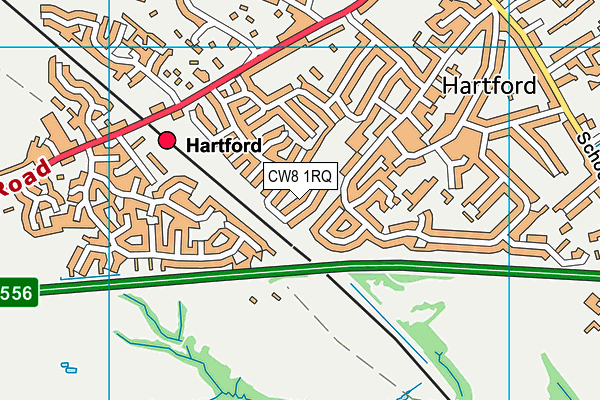 CW8 1RQ map - OS VectorMap District (Ordnance Survey) CW8 1RQ map - OS VectorMap District (Ordnance Survey)