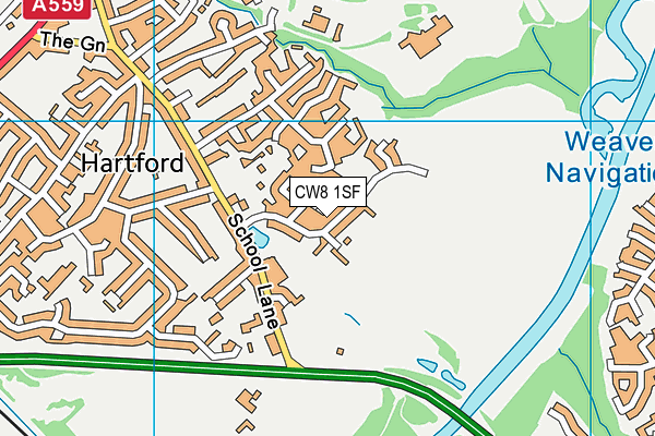 CW8 1SF map - OS VectorMap District (Ordnance Survey) CW8 1SF map - OS VectorMap District (Ordnance Survey)