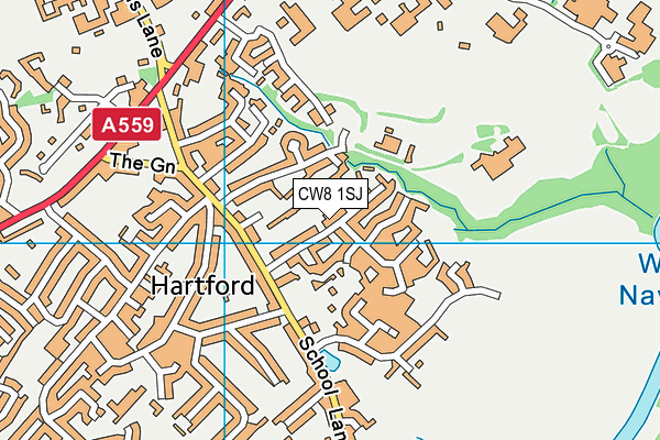 CW8 1SJ map - OS VectorMap District (Ordnance Survey) CW8 1SJ map - OS VectorMap District (Ordnance Survey)
