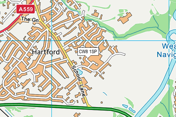 CW8 1SP map - OS VectorMap District (Ordnance Survey) CW8 1SP map - OS VectorMap District (Ordnance Survey)
