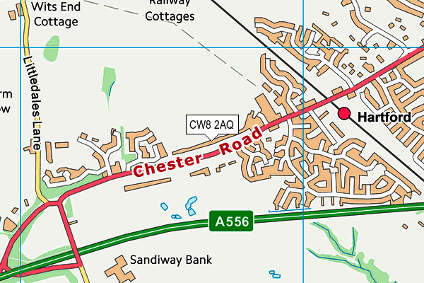 CW8 2AQ map - OS VectorMap District (Ordnance Survey) CW8 2AQ map - OS VectorMap District (Ordnance Survey)