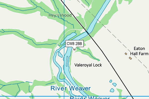 CW8 2BB map - OS VectorMap District (Ordnance Survey) CW8 2BB map - OS VectorMap District (Ordnance Survey)