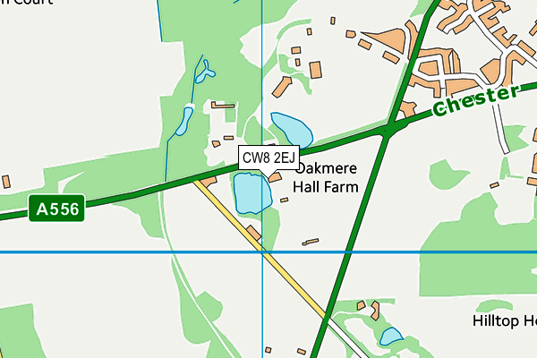 CW8 2EJ map - OS VectorMap District (Ordnance Survey) CW8 2EJ map - OS VectorMap District (Ordnance Survey)