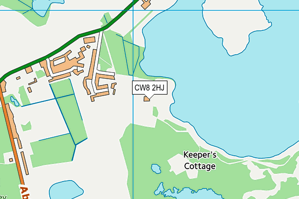 CW8 2HJ map - OS VectorMap District (Ordnance Survey) CW8 2HJ map - OS VectorMap District (Ordnance Survey)