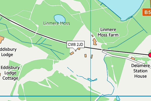 CW8 2JD map - OS VectorMap District (Ordnance Survey) CW8 2JD map - OS VectorMap District (Ordnance Survey)