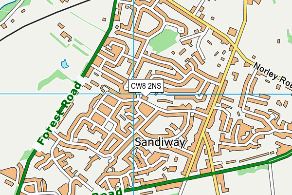 CW8 2NS map - OS VectorMap District (Ordnance Survey) CW8 2NS map - OS VectorMap District (Ordnance Survey)