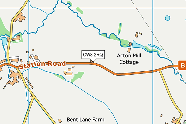 CW8 2RQ map - OS VectorMap District (Ordnance Survey) CW8 2RQ map - OS VectorMap District (Ordnance Survey)