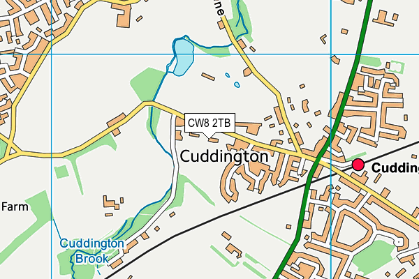 CW8 2TB map - OS VectorMap District (Ordnance Survey) CW8 2TB map - OS VectorMap District (Ordnance Survey)