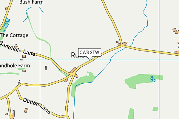 CW8 2TW map - OS VectorMap District (Ordnance Survey) CW8 2TW map - OS VectorMap District (Ordnance Survey)