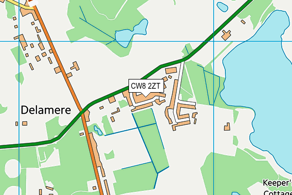 CW8 2ZT map - OS VectorMap District (Ordnance Survey) CW8 2ZT map - OS VectorMap District (Ordnance Survey)