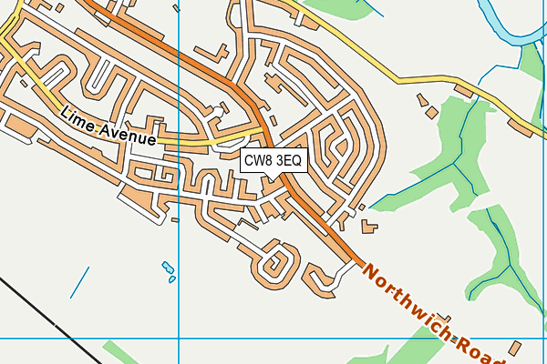 CW8 3EQ map - OS VectorMap District (Ordnance Survey) CW8 3EQ map - OS VectorMap District (Ordnance Survey)