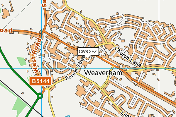 CW8 3EZ map - OS VectorMap District (Ordnance Survey) CW8 3EZ map - OS VectorMap District (Ordnance Survey)